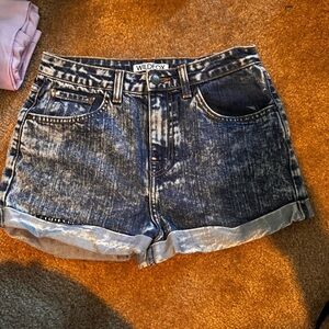 WildFox Acid Wash Denim Shorts